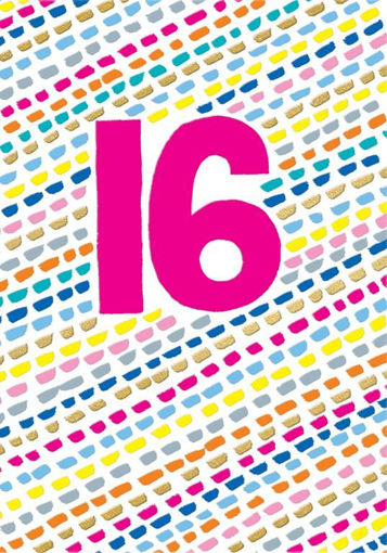 Picture of 16TH BIRTHDAY CARD PINK